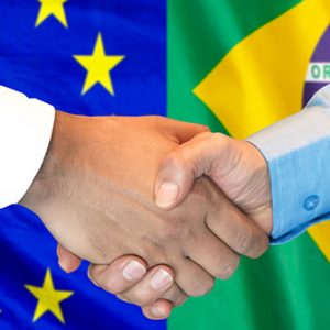 Handshake EU-Brasilien