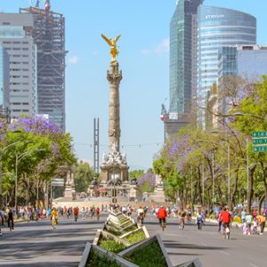 Mexikos Hauptstraße Reforma