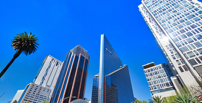 Skyline Finanzzentrum Mexiko City