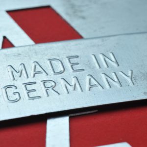 Aufschrift Made in Germany