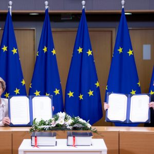 Unterzeichnung Abkommen EU