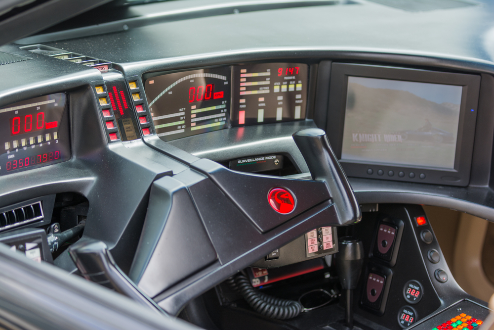 Cockpit des Autos KITT